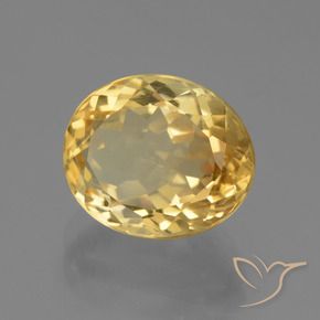 Citrino Dorato chiaro naturale da 5.01 ct, Ovale, VS