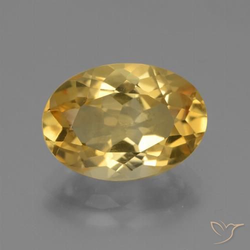 4.01ct Naturale Arancio dorato Citrino, Ovale, VVS-VS