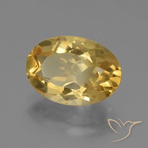 Citrino Arancio dorato naturale da 4.01 ct, Ovale, VVS-VS