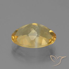 Citrino Arancio dorato naturale da 4.01 ct, Ovale, VVS-VS