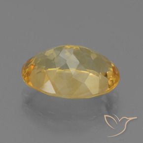 Citrino Arancio dorato naturale da 5.11 ct, Ovale, VVS-VS