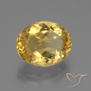 Citrino Arancio dorato naturale da 4.47 ct, Ovale, VVS