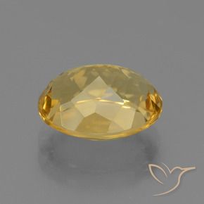 Citrino Arancio dorato naturale da 4.47 ct, Ovale, VVS