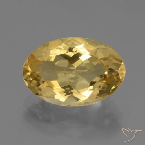 4.82ct Naturale Dorato chiaro Citrino, Ovale, VVS