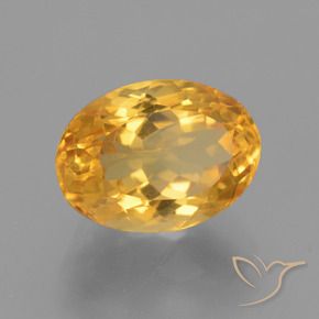 Citrino Dorato medio naturale da 3.98 ct, Ovale, VVS