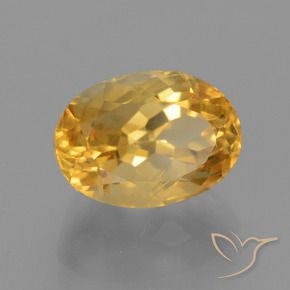 Citrino Dorato medio naturale da 4.23 ct, Ovale, VS-SI