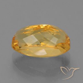 Citrino Arancio dorato naturale da 4.97 ct, Ovale, VVS