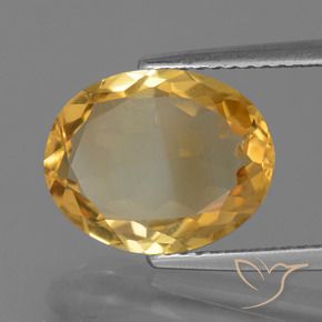 Citrino Oro brillante naturale da 3.75 ct, Ovale, VVS