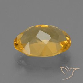 Citrino Dorato scuro naturale da 4.03 ct, Ovale, VVS