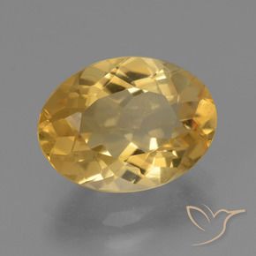 Citrino Oro brillante naturale da 2.84 ct, Ovale, VVS