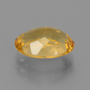 Citrino Arancio Dorato Profondo naturale da 3.75 ct, Taglio ovale, VVS-VS