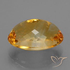 Citrino Arancio intenso-OroG naturale da 11.85 ct, Taglio ovale, VVS