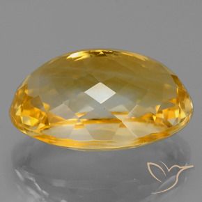 Citrino Arancio Dorato Profondo naturale da 12.93 ct, Ovale, VVS-VS