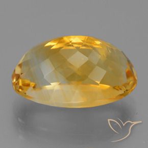 Citrino Arancio dorato naturale da 10.47 ct, Ovale, VVS-VS