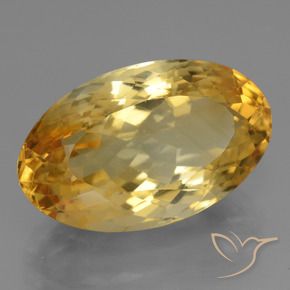 Citrino Dorato scuro naturale da 12.85 ct, Ovale, VVS