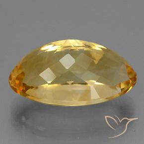 Citrino Dorato scuro naturale da 12.85 ct, Ovale, VVS
