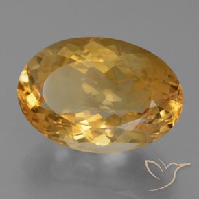 Citrino Arancio Dorato Profondo naturale da 10.94 ct, Ovale, VVS