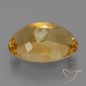 Citrino Arancio Dorato Profondo naturale da 10.94 ct, Ovale, VVS