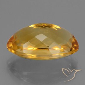 Citrino Arancio Scuro-Oro naturale da 9.46 ct, Ovale, VVS-VS