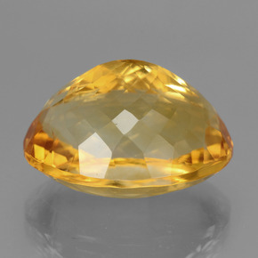 Citrino Arancio Dorato Profondo naturale da 18.16 ct, Taglio ovale, VVS