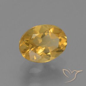Citrino Arancio Dorato Profondo naturale da 1.15 ct, Ovale, VS