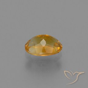 Citrino naturale dorato da 1,05 ct, taglio ovale, VS