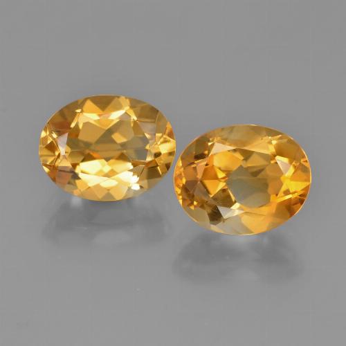 Gemme di Citrino Arancio Medio naturale da 4.78 ct, Taglio ovale, VVS-VS