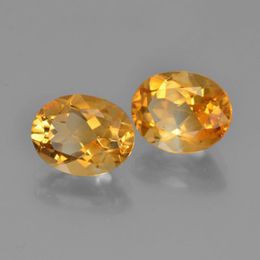 Gemme di Citrino Arancio Medio naturale da 4.78 ct, Taglio ovale, VVS-VS