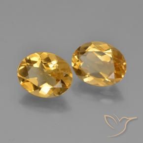 Gemme di Citrino Arancio-Oro naturale da 4.27 ct, Ovale, VVS