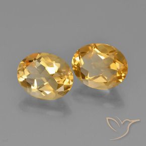 Gemme di Citrino Arancio-Oro naturale da 4.24 ct, Ovale, VVS