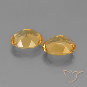 Gemme di Citrino Arancio-Oro naturale da 4.24 ct, Ovale, VVS