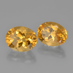 Gemme di Citrino Giallo oro naturale da 5.21 ct, Taglio ovale, VVS