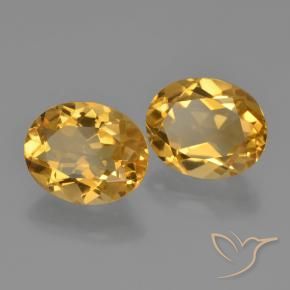 Gemme di Citrino Dorato scuro naturale da 4.96 ct, Ovale, VVS