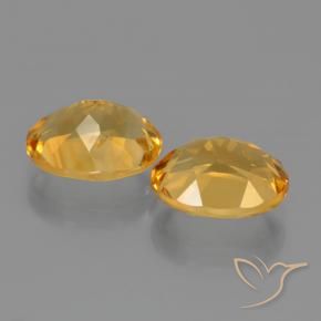 Gemme di Citrino Dorato scuro naturale da 4.96 ct, Ovale, VVS