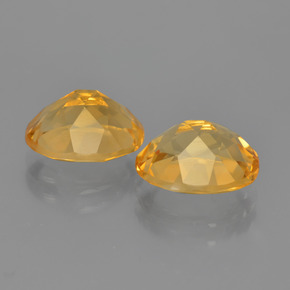 Citrino naturale dorato da 4,65 ct, taglio ovale, VVS