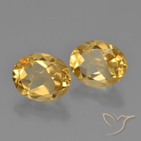 Gemme di Citrino Arancio Dorato Profondo naturale da 4.61 ct, Ovale, VS