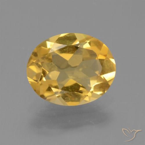 1.84ct Naturale Arancio dorato Citrino, Ovale, VVS-VS