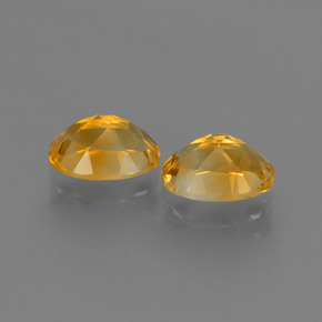Citrino naturale dorato da 2,38 ct, taglio ovale, VVS