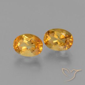 Gemme di Citrino Arancio Scuro-Oro naturale da 2.34 ct, Ovale, VS
