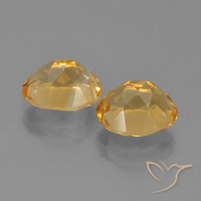 Gemme di Citrino Arancio chiaro-Oro naturale da 4.74 ct, Ovale, VVS-VS