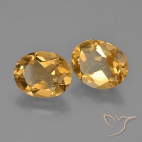 Gemme di Citrino Arancio chiaro-Oro naturale da 4.02 ct, Ovale, VVS-VS