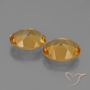 Gemme di Citrino Arancio chiaro-Oro naturale da 4.02 ct, Ovale, VVS-VS