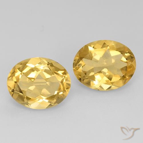 4.26ctw Naturale Arancio dorato Citrino, Ovale, VVS-VS