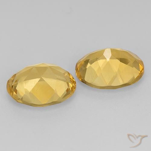 Gemme di Citrino Arancio dorato naturale da 4.26 ct, Ovale, VVS-VS