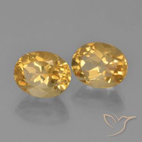 Gemme di Citrino Arancio-Oro naturale da 5.61 ct, Ovale, VVS-VS