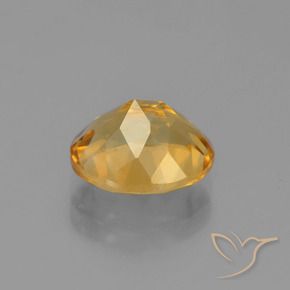 Citrino naturale dorato da 2,58 ct, taglio ovale, VVS-VS