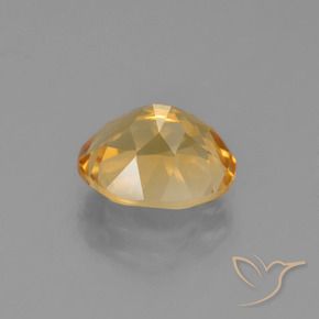 Citrino naturale dorato da 2,54 ct, taglio ovale, VVS
