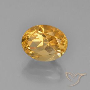 Citrino Arancio-Oro naturale da 2.85 ct, Ovale, VVS-VS
