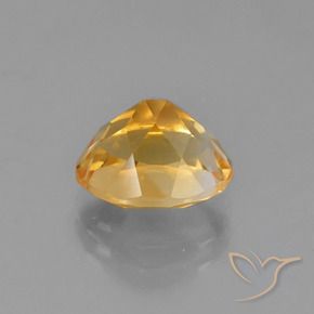 Citrino Arancio-Oro naturale da 2.85 ct, Ovale, VVS-VS