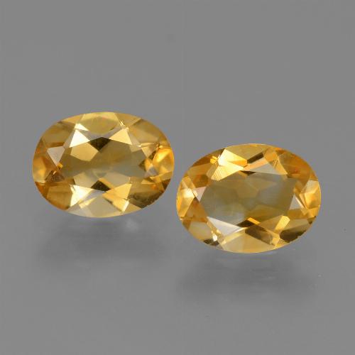 Gemme di Citrino Arancio Dorato Profondo naturale da 1.94 ct, Taglio ovale, VVS